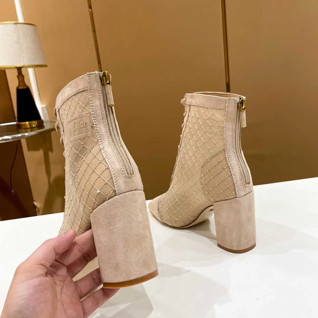 Ad5798  迪奥Dior 刺绣提花网靴 35-39码 gallery