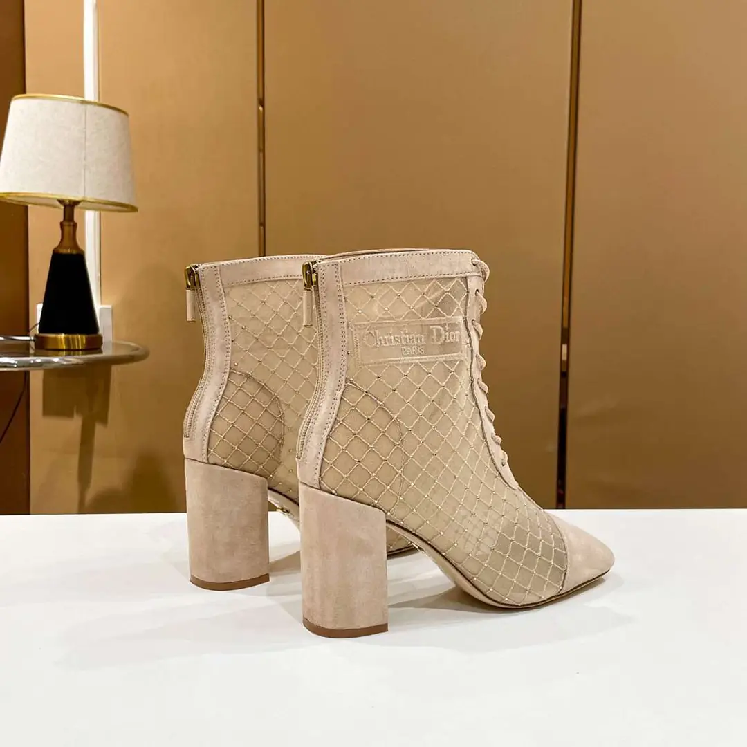 Ad5798  迪奥Dior 刺绣提花网靴 35-39码 gallery