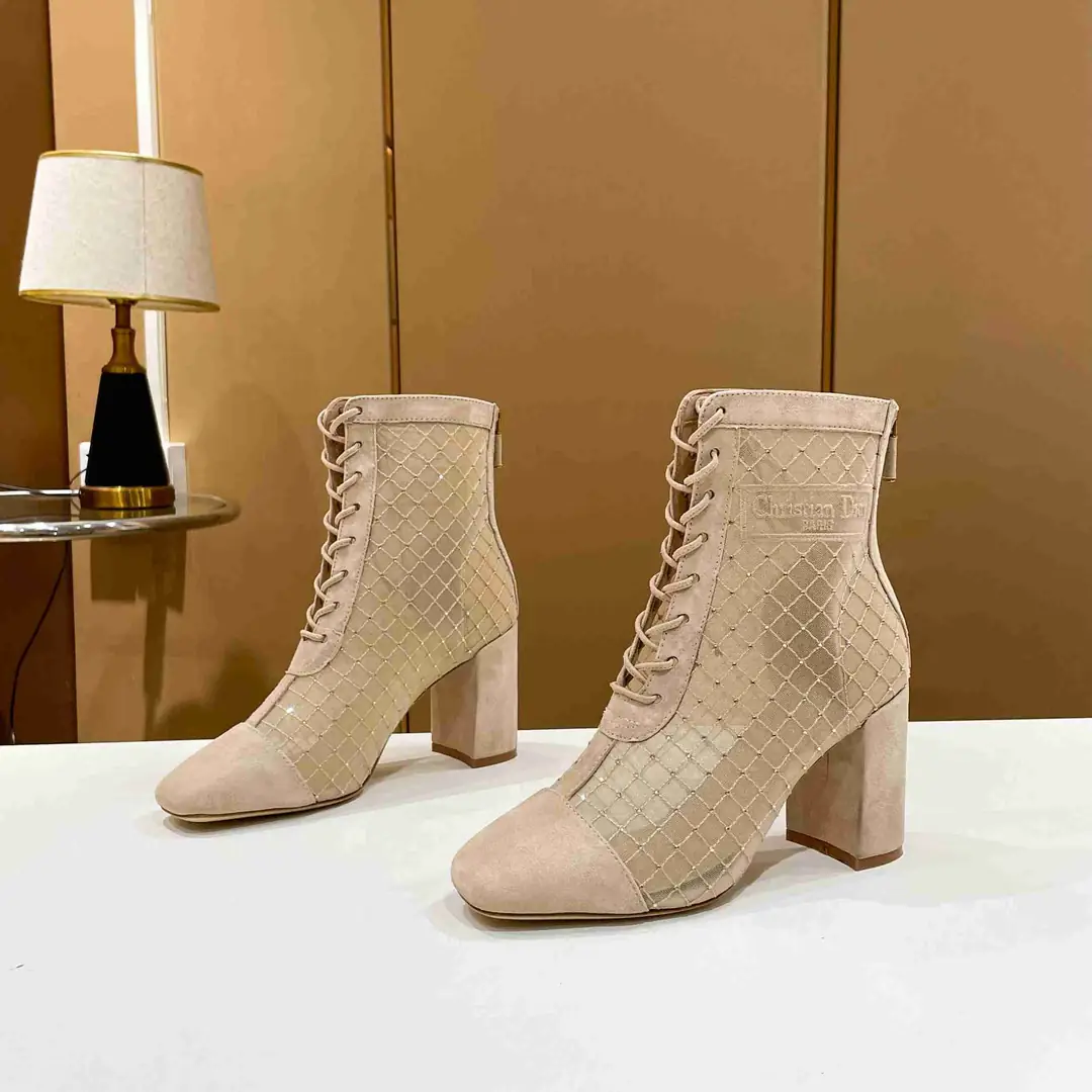 Ad5798  迪奥Dior 刺绣提花网靴 35-39码 gallery