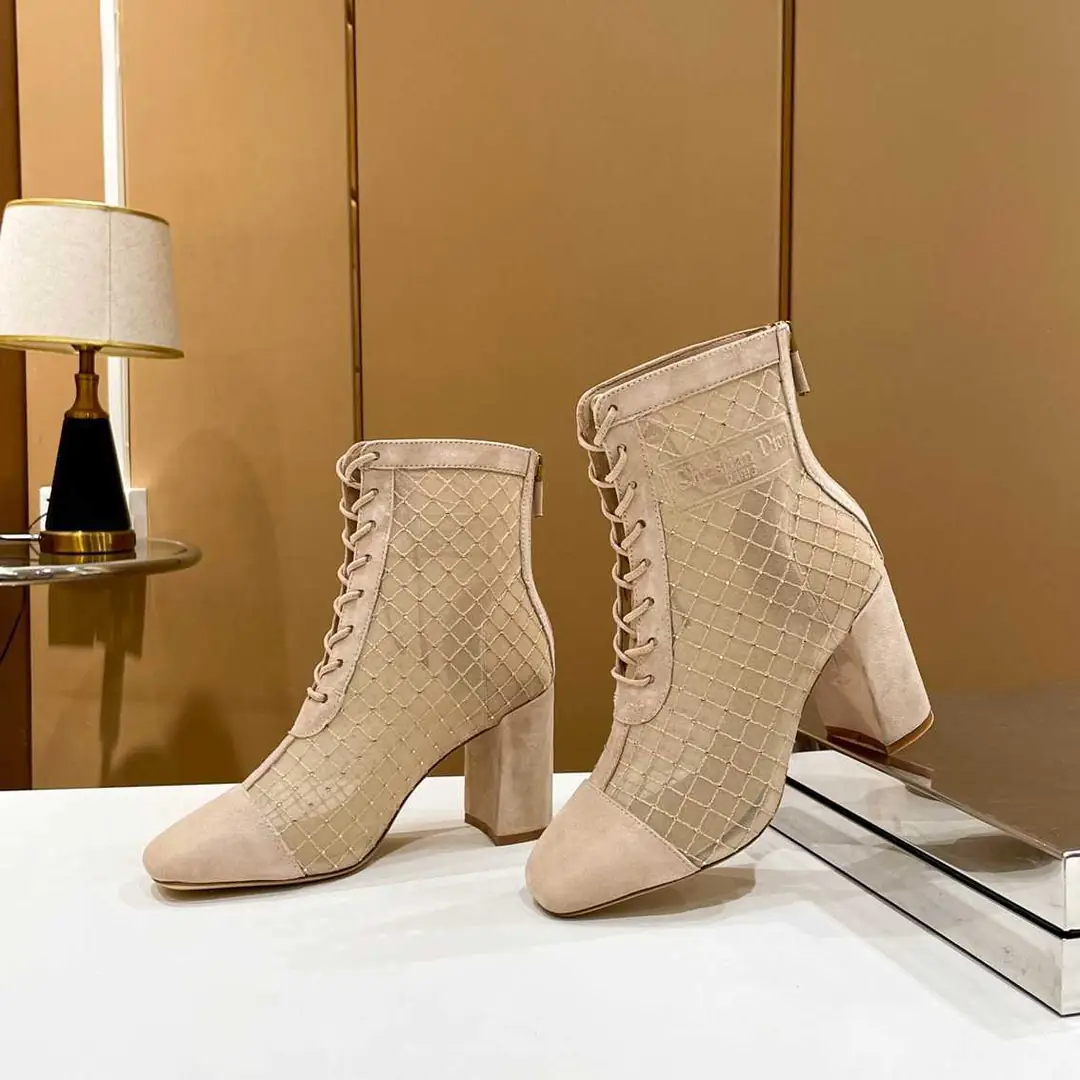 Ad5798  迪奥Dior 刺绣提花网靴 35-39码 gallery