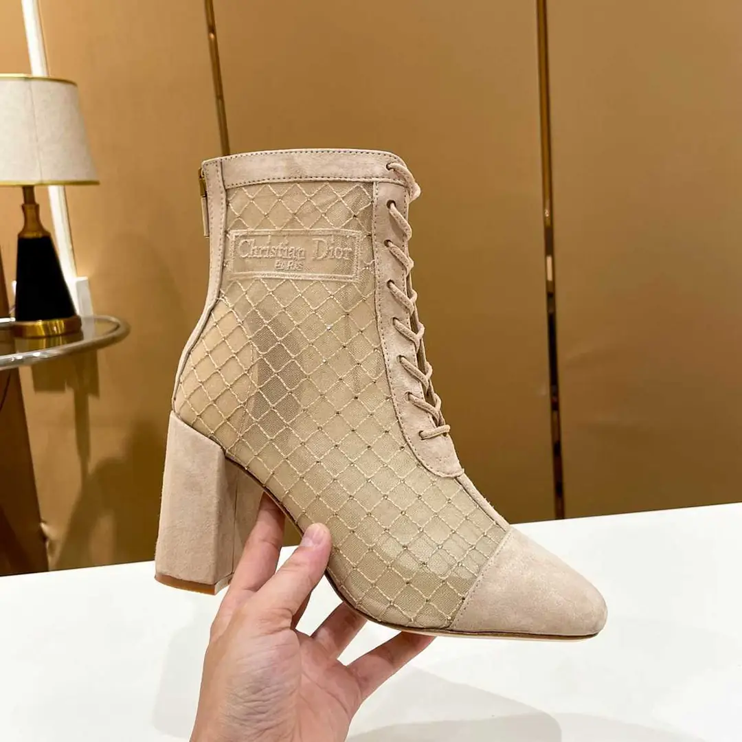Ad5798  迪奥Dior 刺绣提花网靴 35-39码 gallery