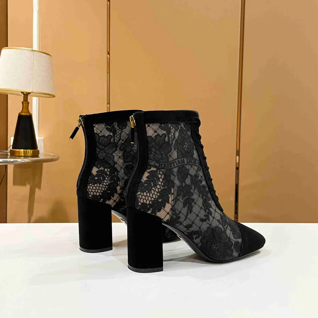 Ad5798  迪奥Dior 刺绣提花网靴 35-39码 gallery