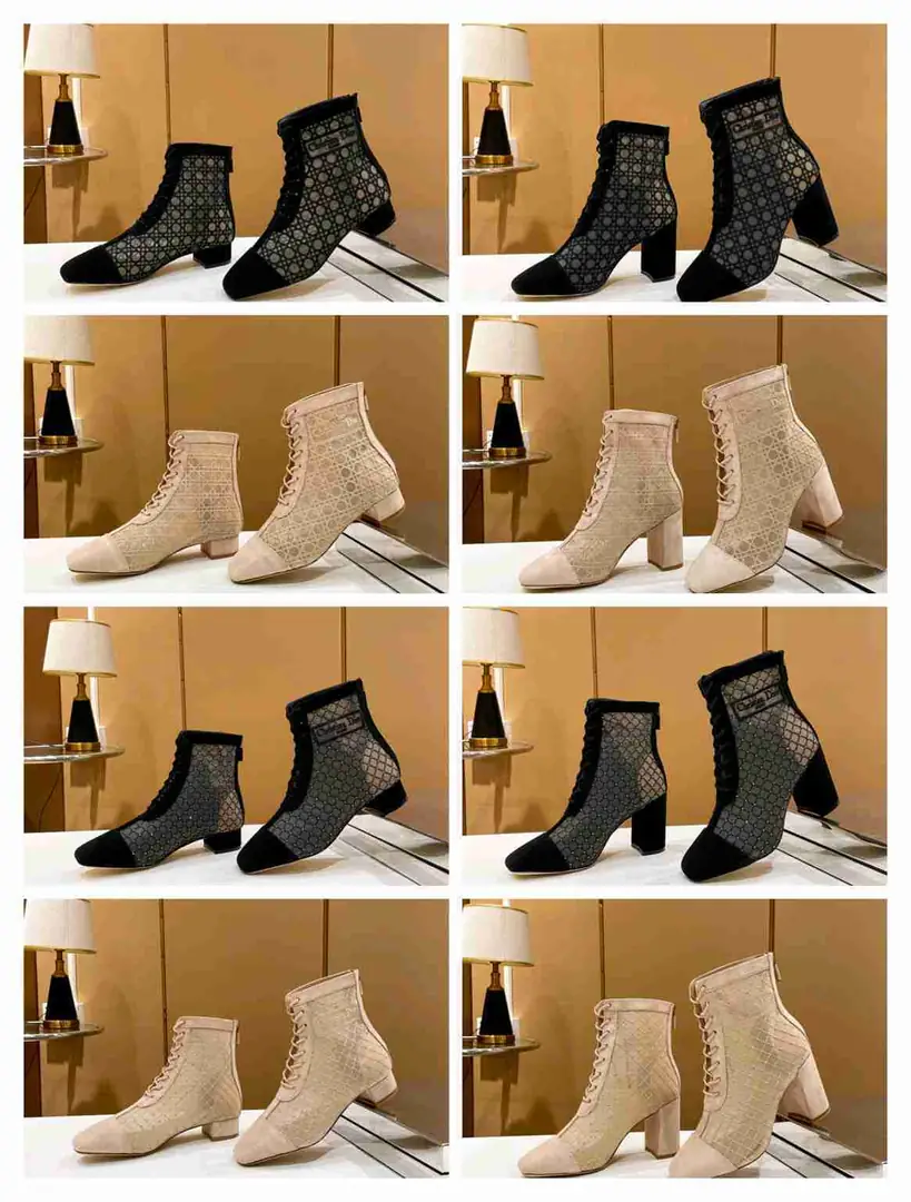Ad5798  迪奥Dior 刺绣提花网靴 35-39码 gallery