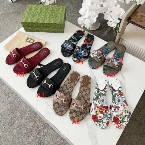 Ah5509170 (皮底3116210)  古驰休闲款拖鞋，码数35-43 gallery