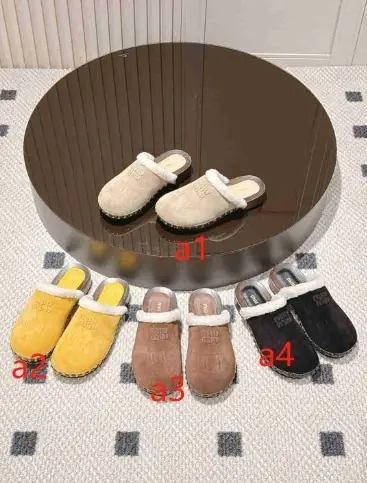 Am5739250  Miu Miu 半包羊毛拖， gallery