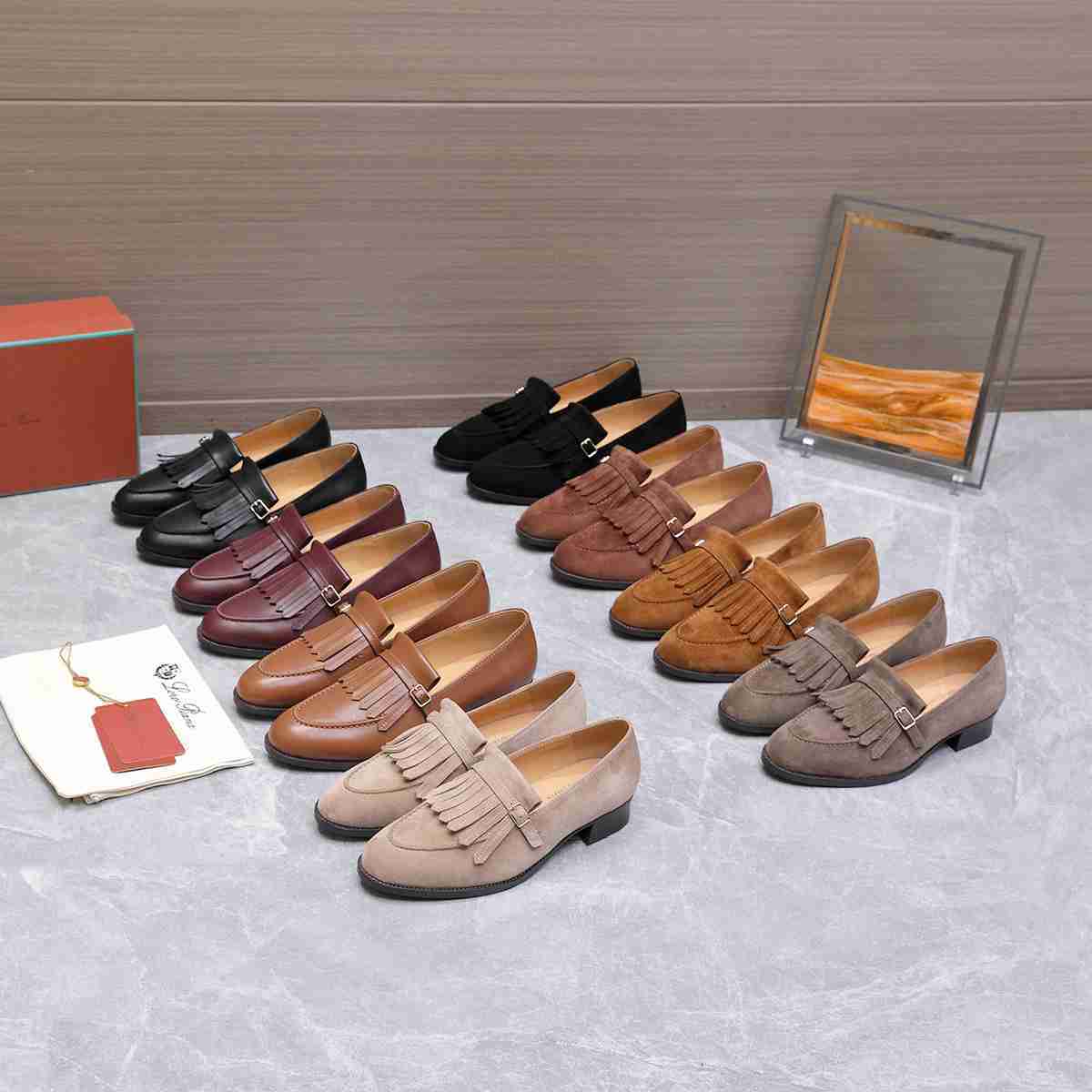 B8126310 高版本⚡Loropi*ana经典高丝光乐福皮鞋 gallery