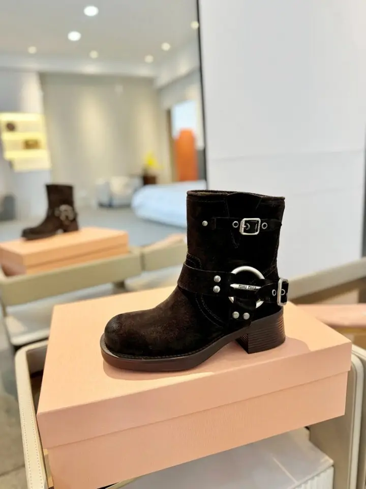 B8156480  Miu Miu 走秀款 马丁骑士靴 35-39码（40.41定做 ） gallery