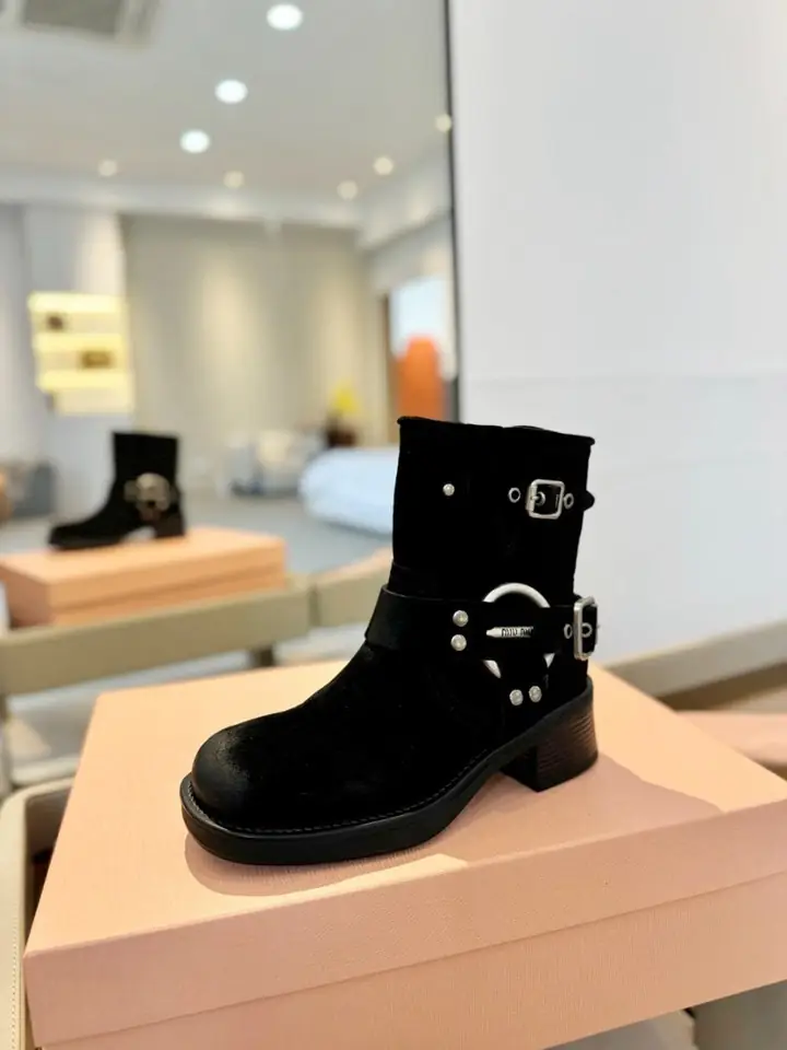B8156480  Miu Miu 走秀款 马丁骑士靴 35-39码（40.41定做 ） gallery
