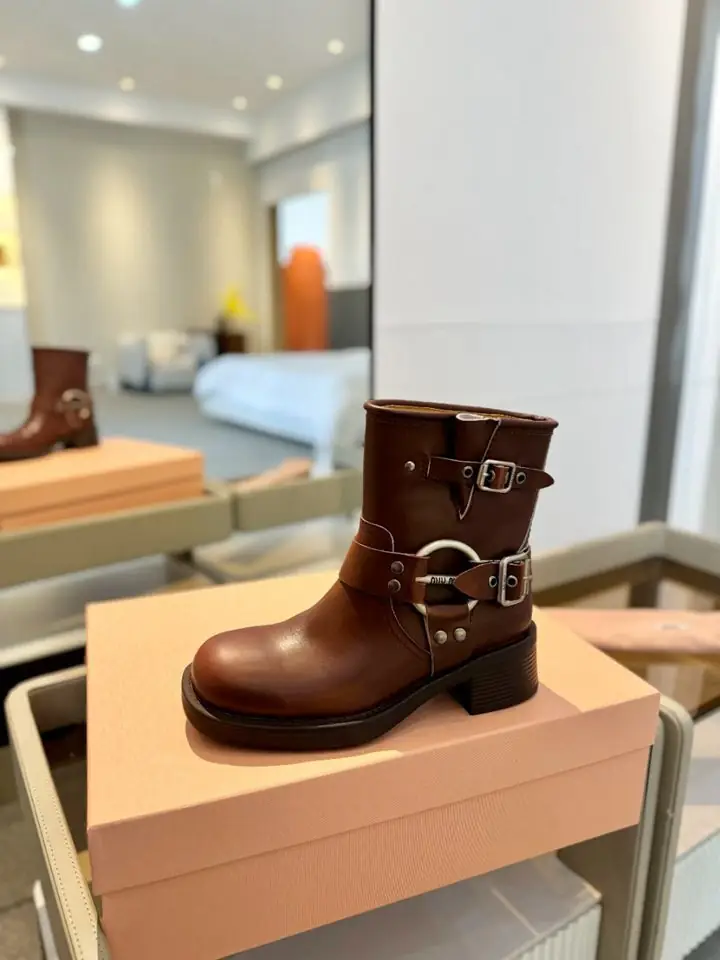 B8156480  Miu Miu 走秀款 马丁骑士靴 35-39码（40.41定做 ） gallery