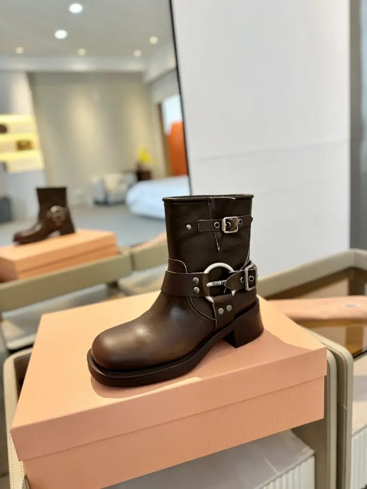 B8156480  Miu Miu 走秀款 马丁骑士靴 35-39码（40.41定做 ） gallery