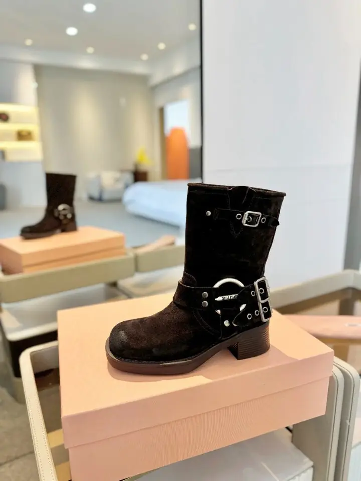 B8156480  Miu Miu 走秀款 马丁骑士靴 35-39码（40.41定做 ） gallery