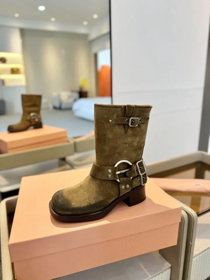 B8156480  Miu Miu 走秀款 马丁骑士靴 35-39码（40.41定做 ） gallery