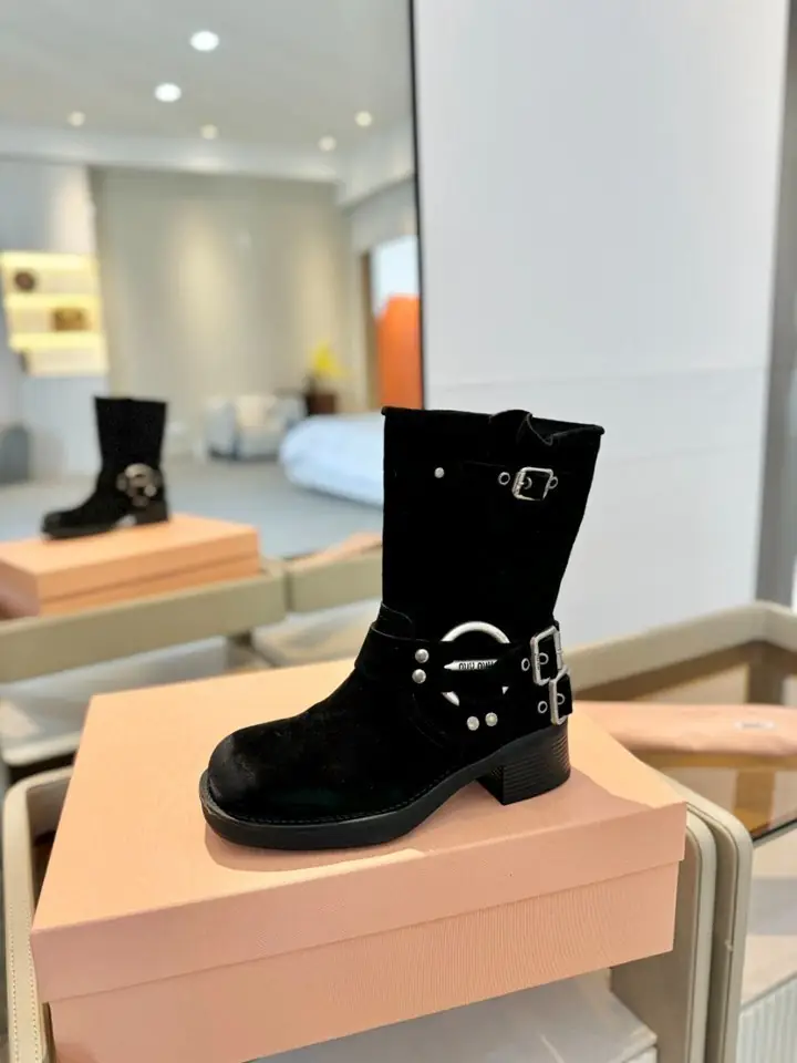 B8156480  Miu Miu 走秀款 马丁骑士靴 35-39码（40.41定做 ） gallery
