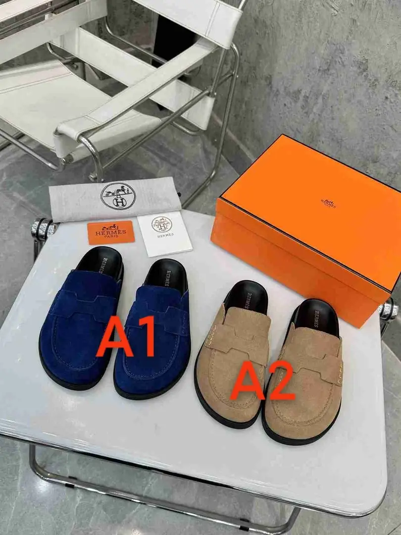 B8198220  女男款H家呆萌穆勒半拖勃肯鞋  35-45 gallery