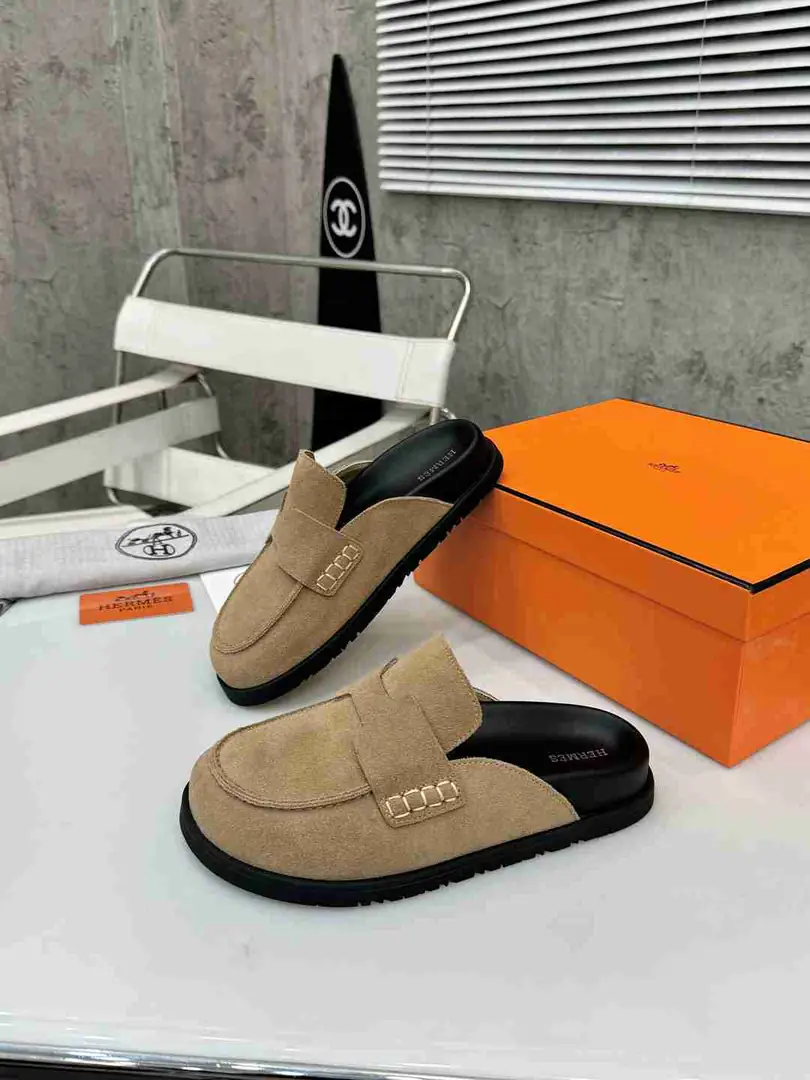 B8198220  女男款H家呆萌穆勒半拖勃肯鞋  35-45 gallery