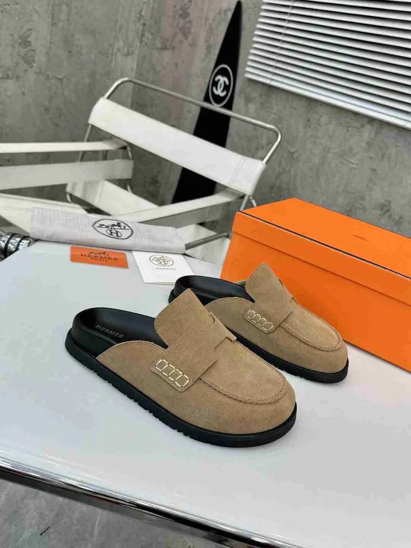 B8198220  女男款H家呆萌穆勒半拖勃肯鞋  35-45 gallery