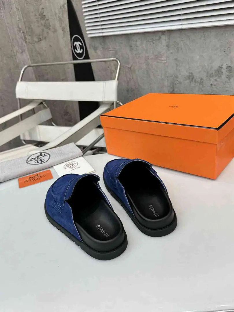 B8198220  女男款H家呆萌穆勒半拖勃肯鞋  35-45 gallery