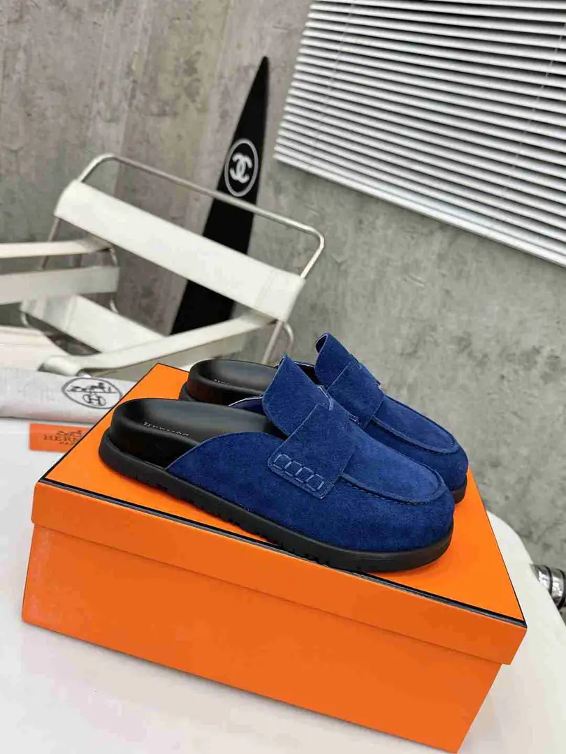 B8198220  女男款H家呆萌穆勒半拖勃肯鞋  35-45 gallery