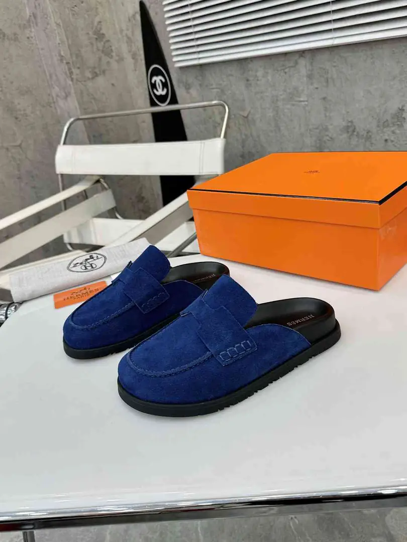 B8198220  女男款H家呆萌穆勒半拖勃肯鞋  35-45 gallery