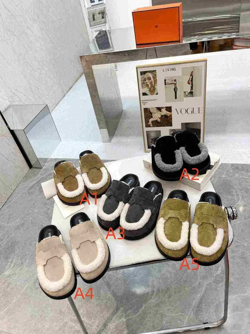 B8198240  爱马仕✨ 勃肯毛毛半拖鞋   码数35-40 gallery