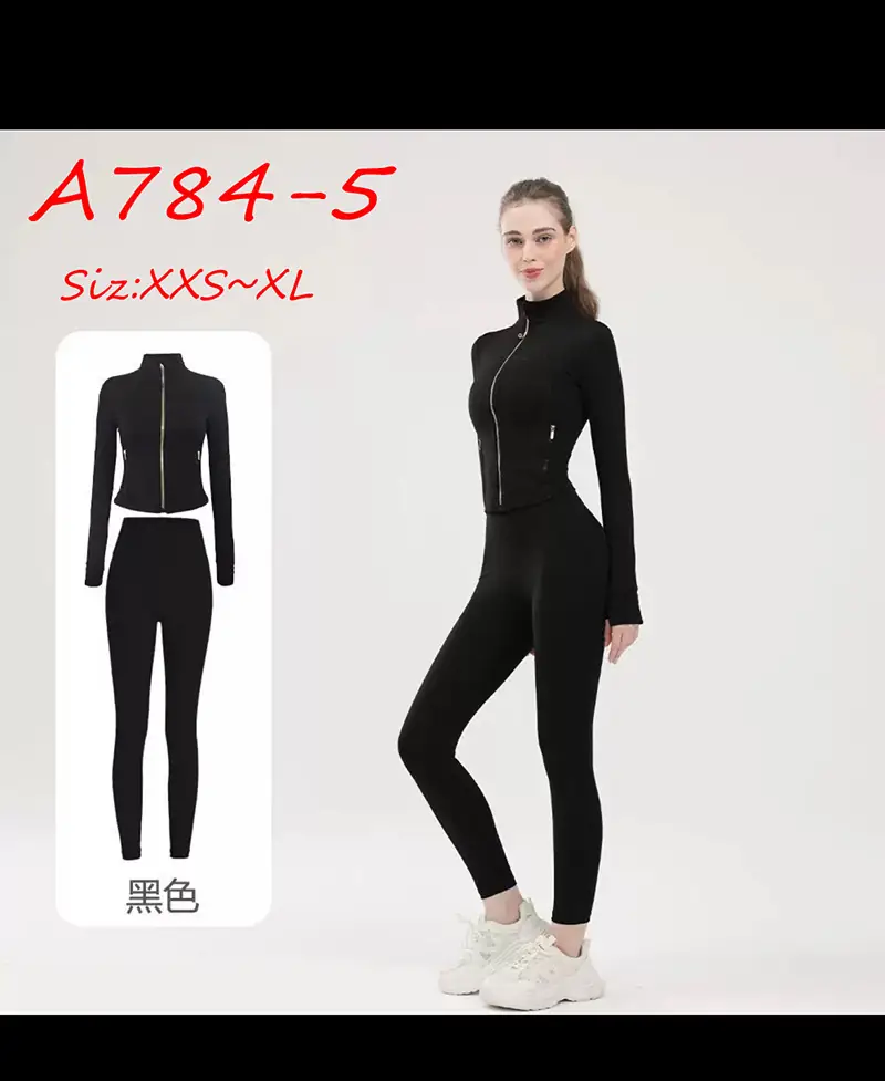 A784 Lulu Yoga Outfit (Top + Pants) $58 gallery