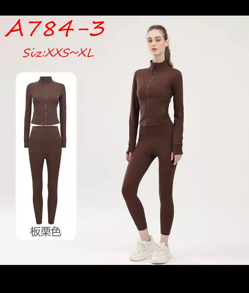 A784 Lulu Yoga Outfit (Top + Pants) $58 gallery