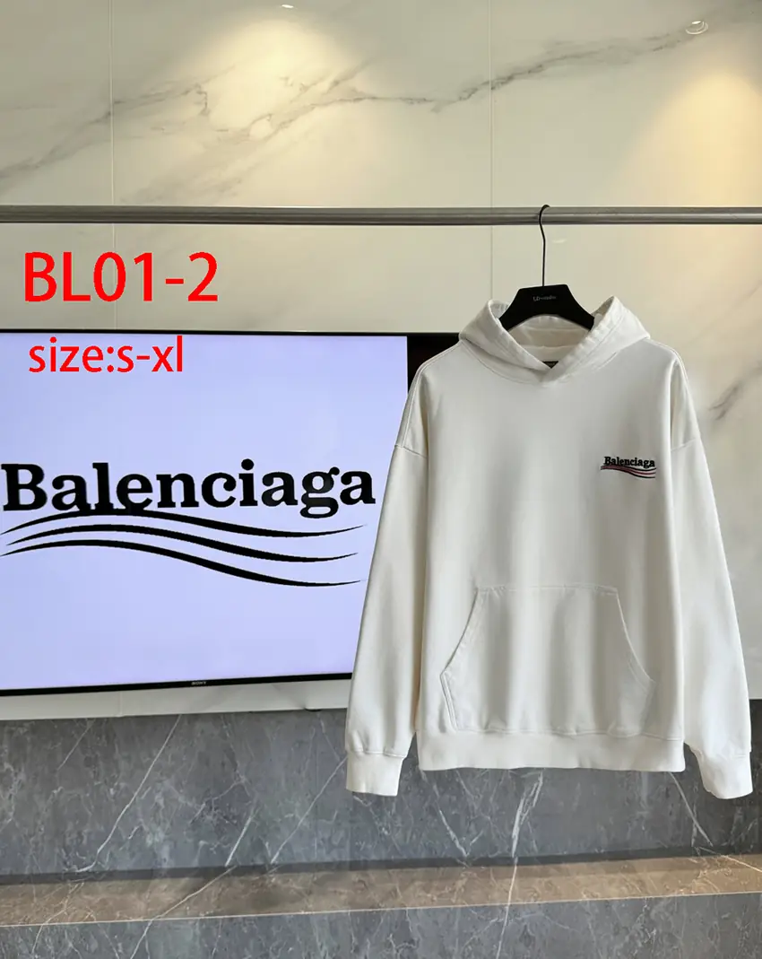 BL01 𝗕𝗮𝗹𝗲𝗻𝗰𝗶𝗮𝗴𝗮 Wave Hoodie 56$ gallery