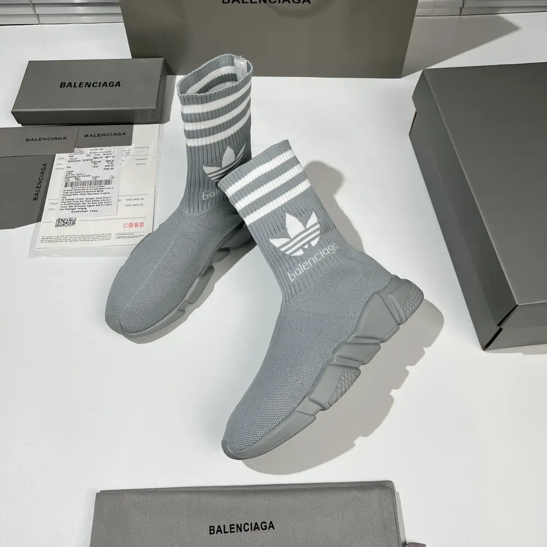 BL03 Balenciaga x Adidas Collaboration Sock Shoes 72$ gallery