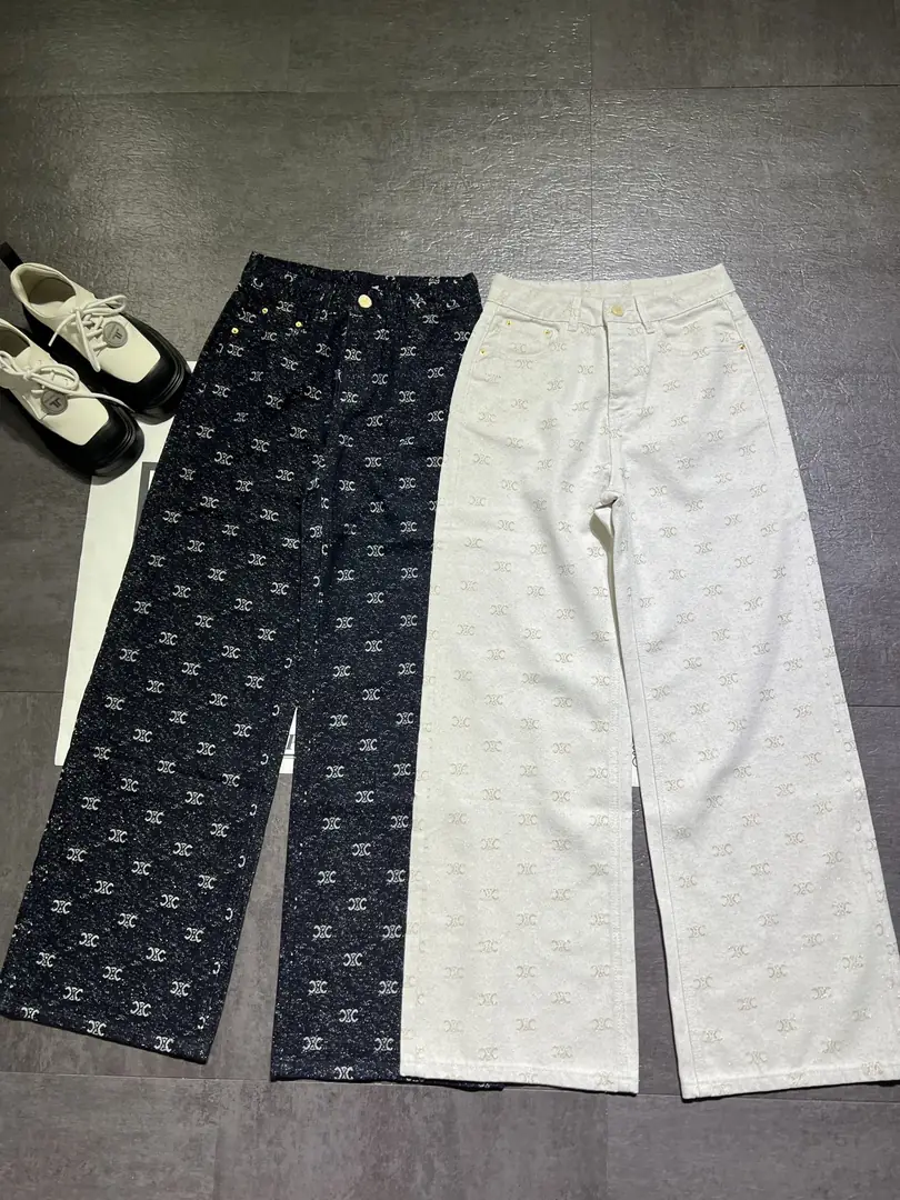 CE01 Celine Arc de Triomphe Jacquard Jeans 52$ gallery