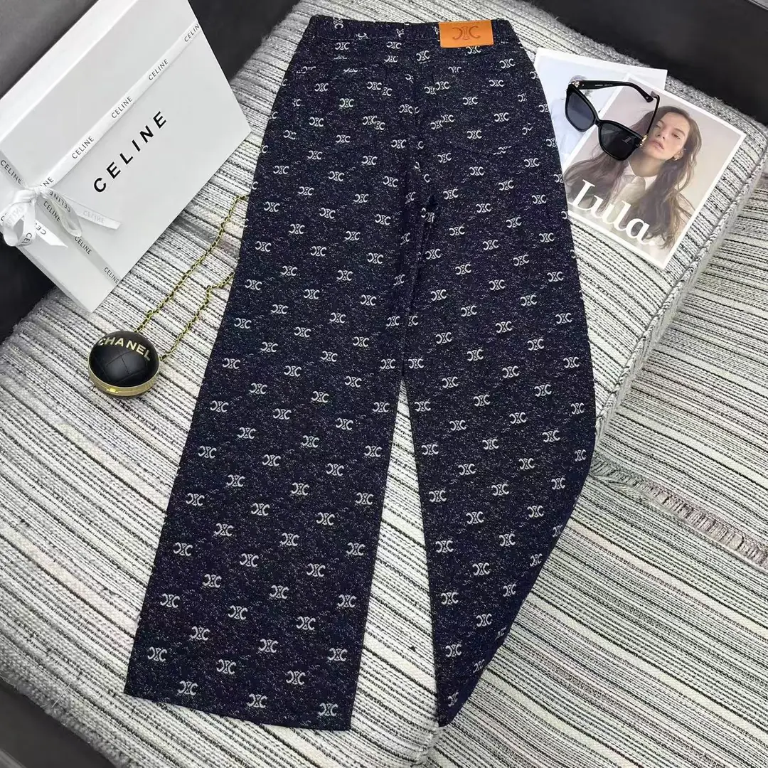 CE01 Celine Arc de Triomphe Jacquard Jeans 52$ gallery