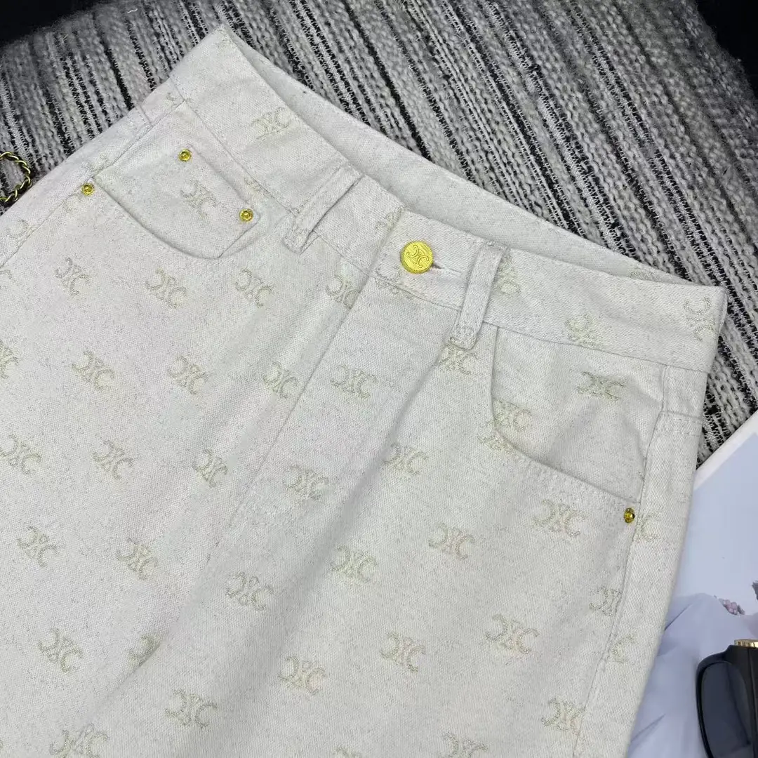 CE01 Celine Arc de Triomphe Jacquard Jeans 52$ gallery