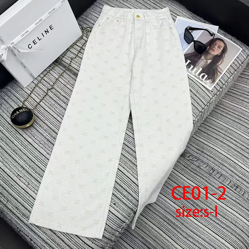 CE01 Celine Arc de Triomphe Jacquard Jeans 52$ gallery