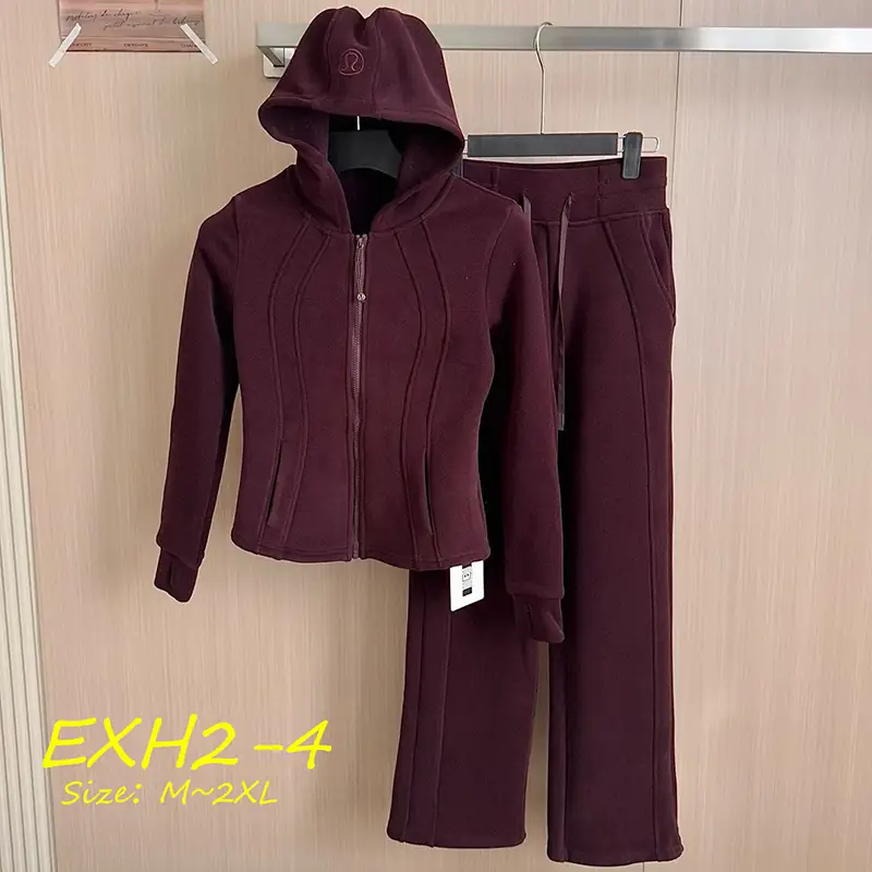 EXH2 lululemon tracksuit (sweatshirt + sweatpants) $75 gallery
