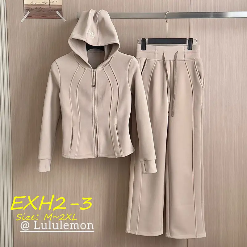 EXH2 lululemon tracksuit (sweatshirt + sweatpants) $75 gallery