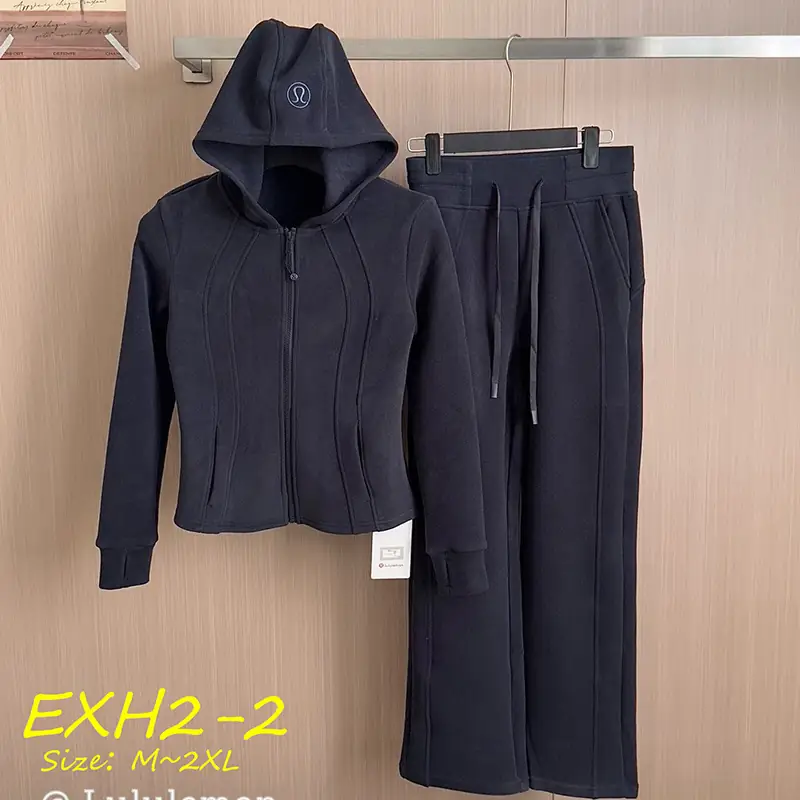 EXH2 lululemon tracksuit (sweatshirt + sweatpants) $75 gallery
