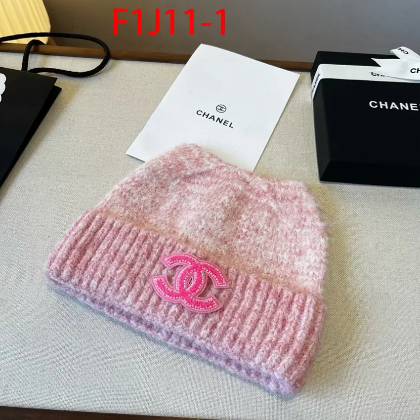 F1J11 Chanel Autumn and Winter Beanie 48$ gallery