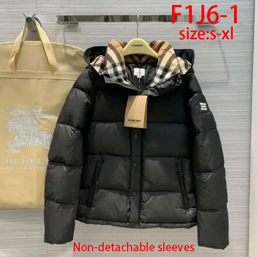 F1J6 Burberry detachable hooded down jacket 95$ gallery