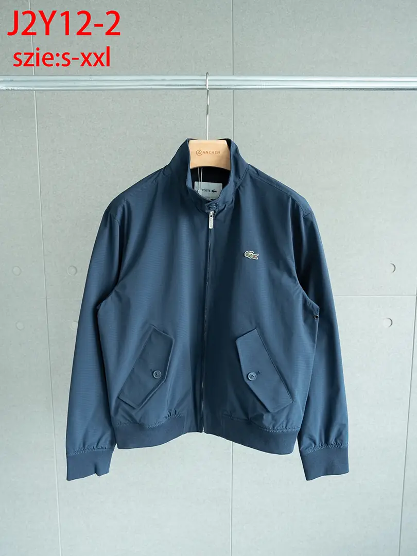 J2Y12 LACOSTE French crocodile stand collar zipper jacket 78$ gallery