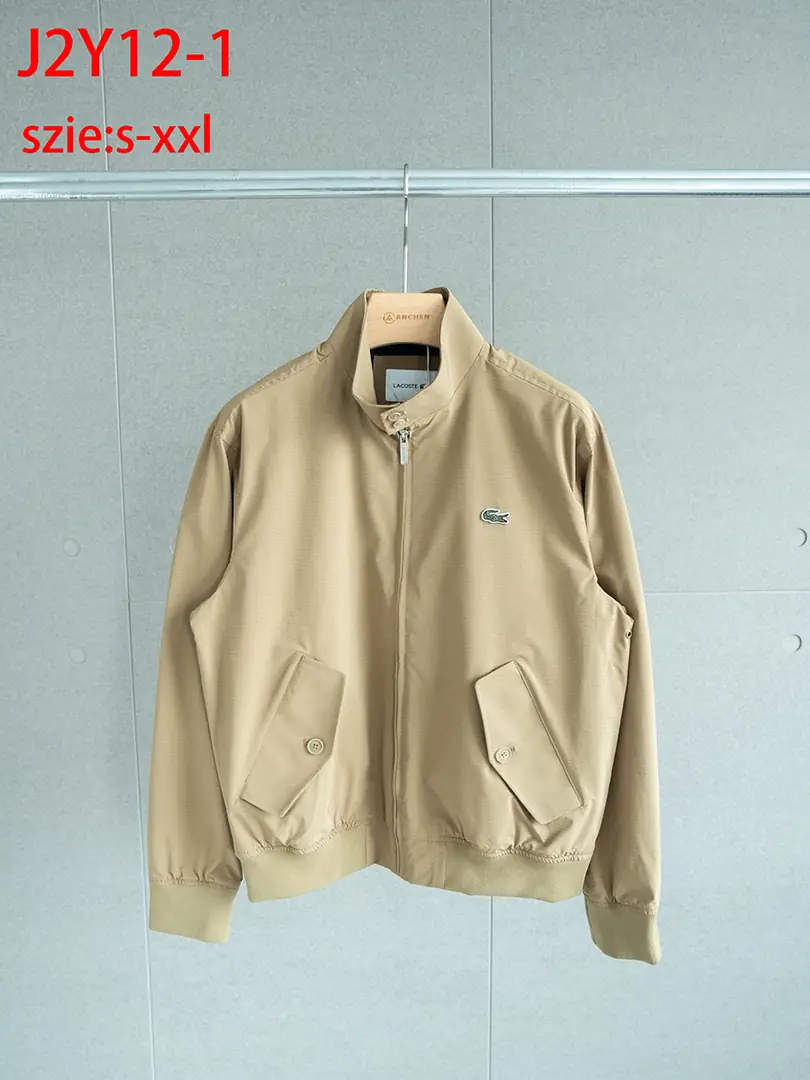 J2Y12 LACOSTE French crocodile stand collar zipper jacket 78$ gallery