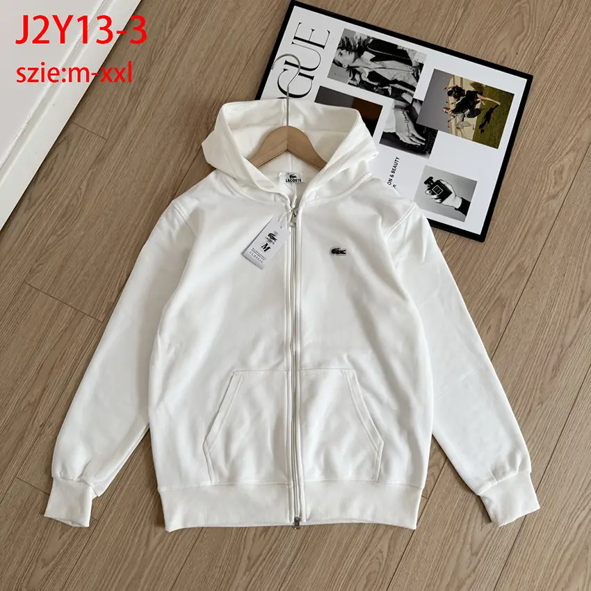 J2Y13 LACOSTE French crocodile tricolor zipper hooded 45$ gallery