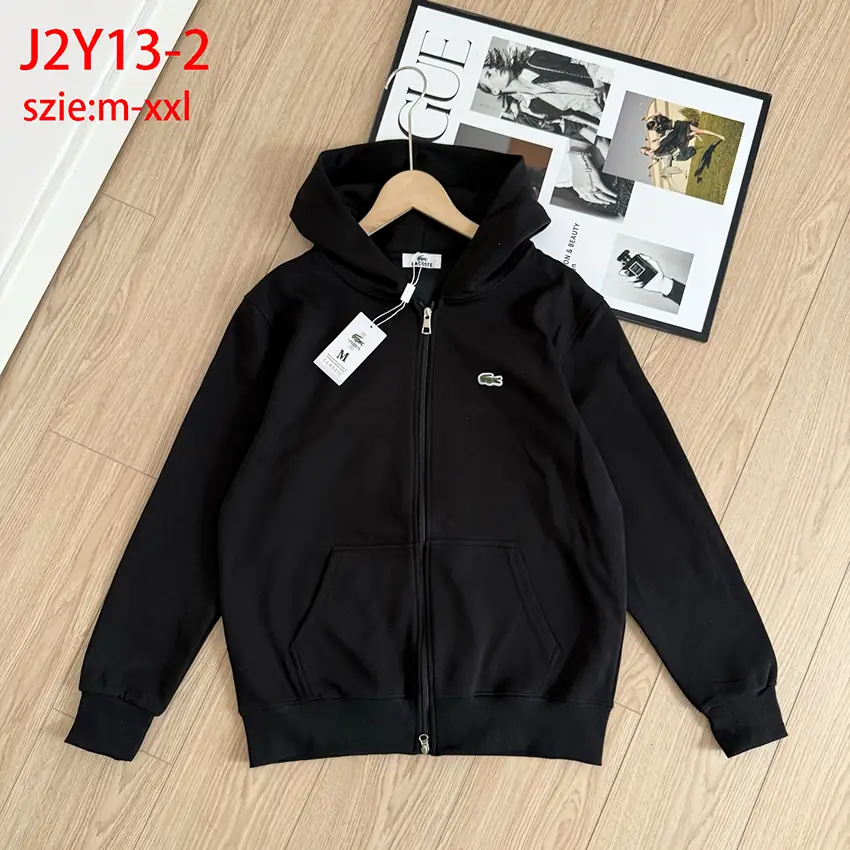 J2Y13 LACOSTE French crocodile tricolor zipper hooded 45$ gallery