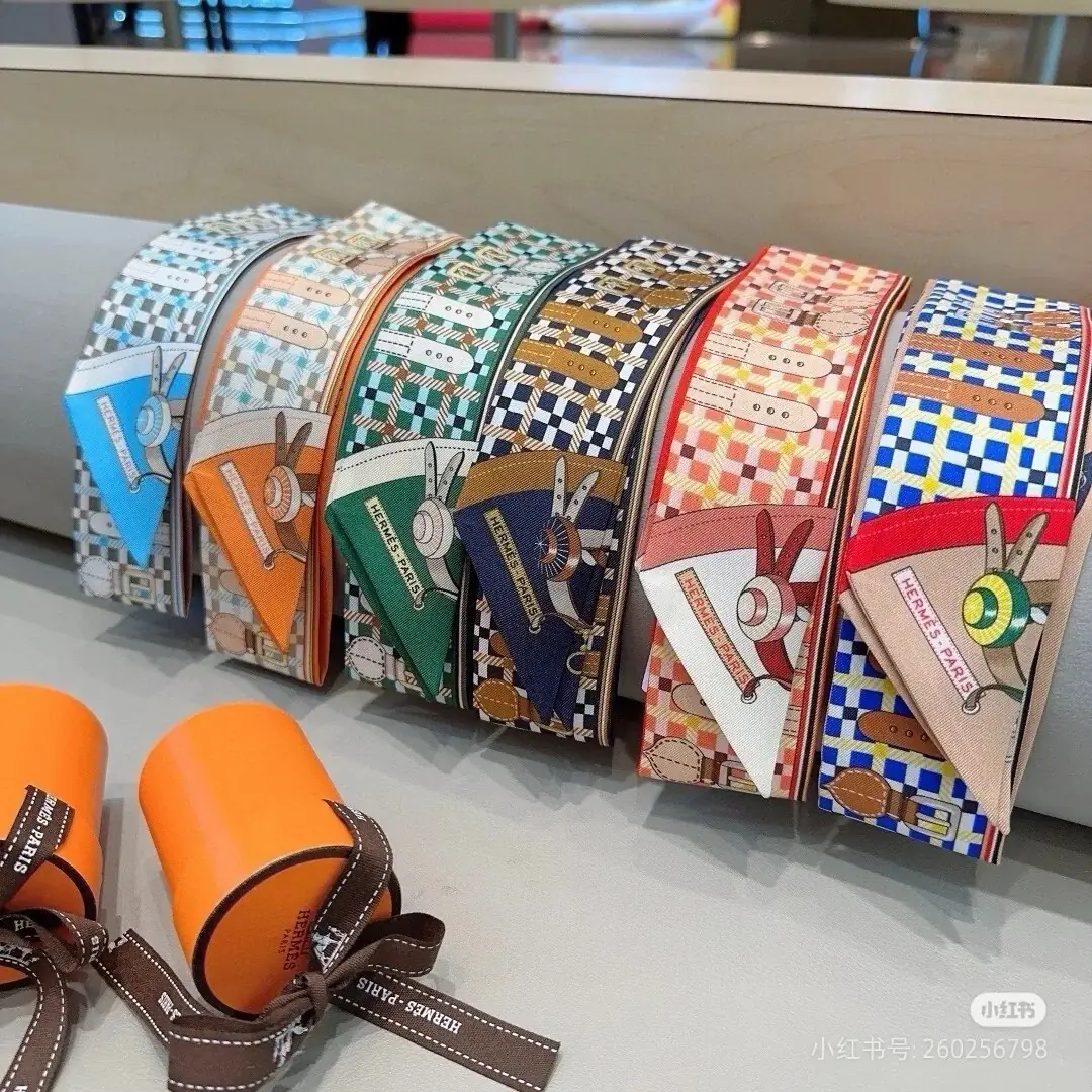 J2Y9 Hermès new 6x110cm ribbon 23.5$ gallery