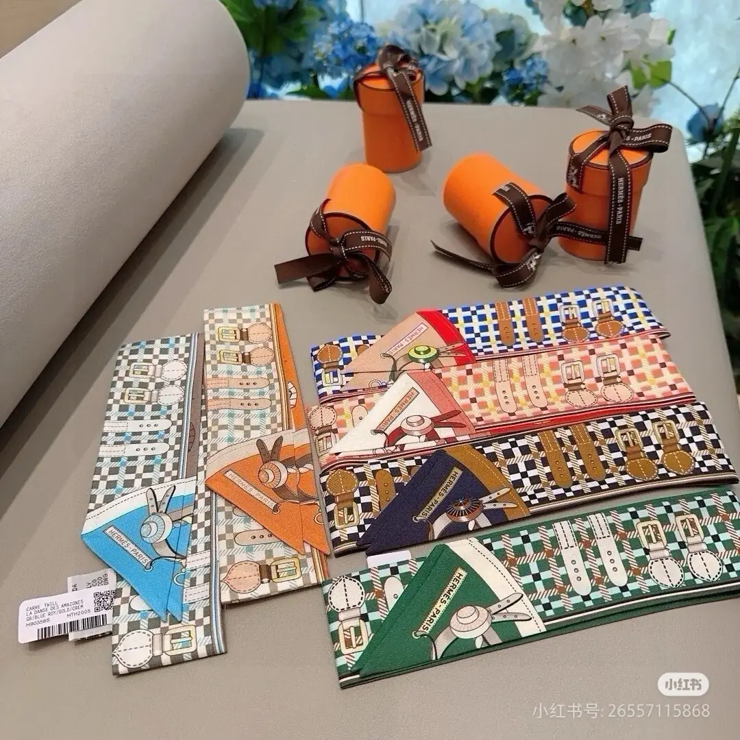 J2Y9 Hermès new 6x110cm ribbon 23.5$ gallery