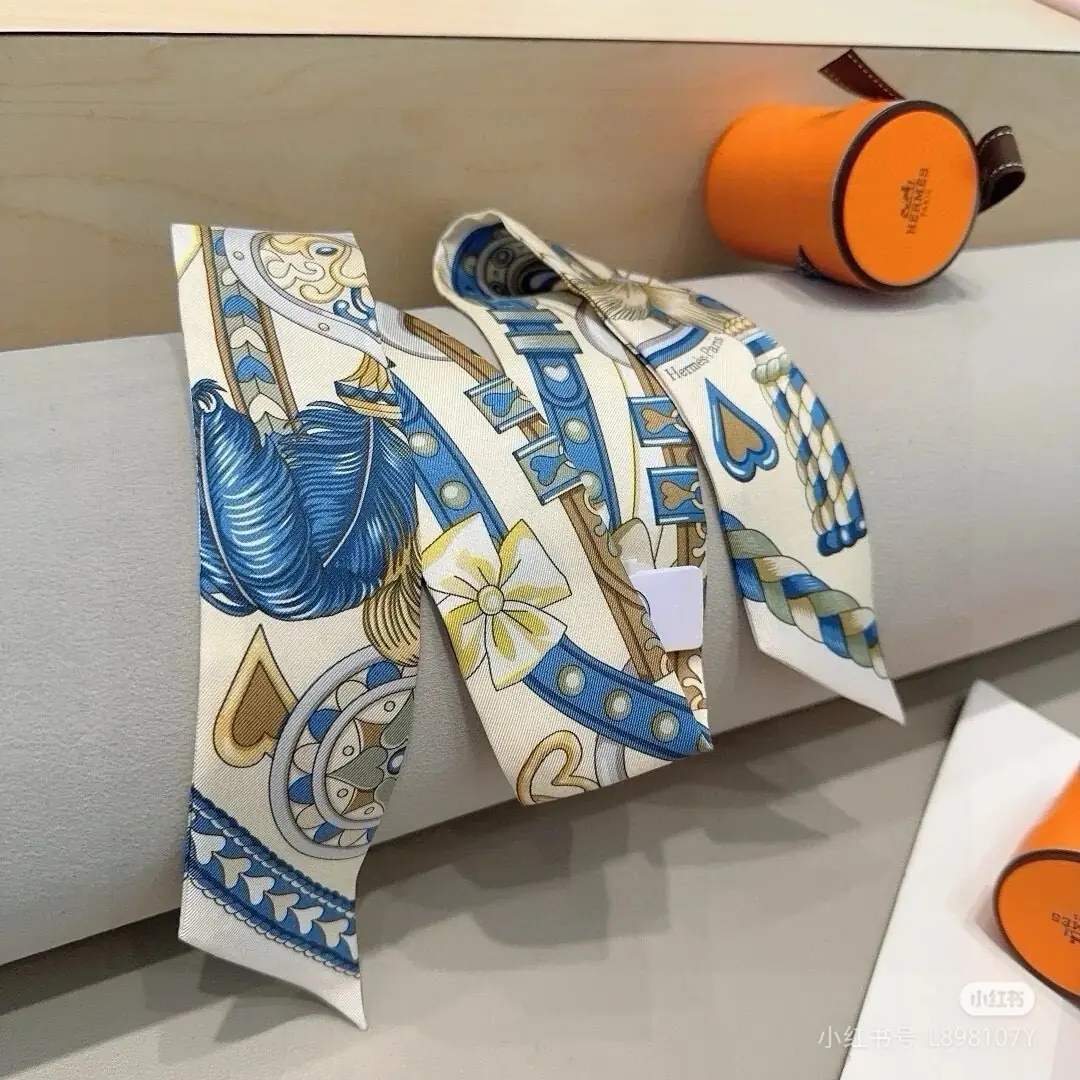 J2Y9 Hermès new 6x110cm ribbon 23.5$ gallery