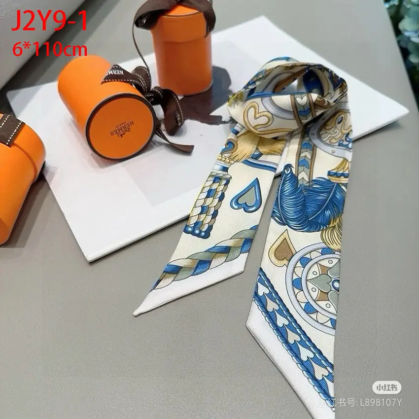 J2Y9 Hermès new 6x110cm ribbon 23.5$ gallery