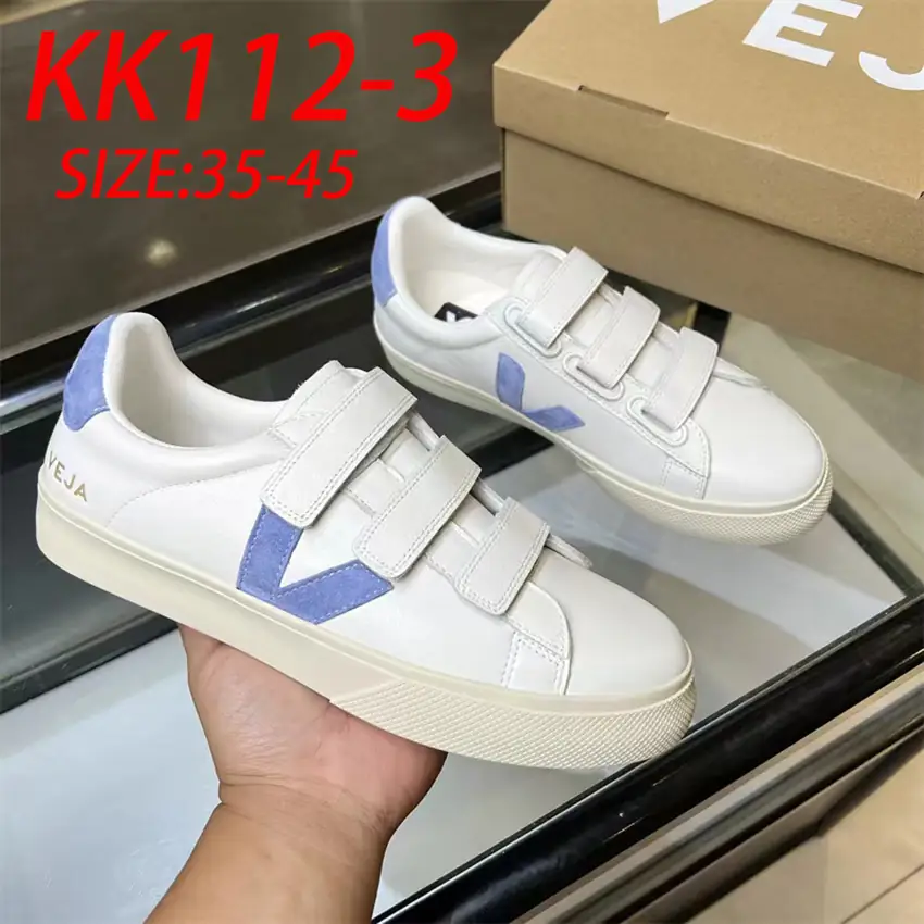 KK112 VEJA classic white shoes V 75$ gallery