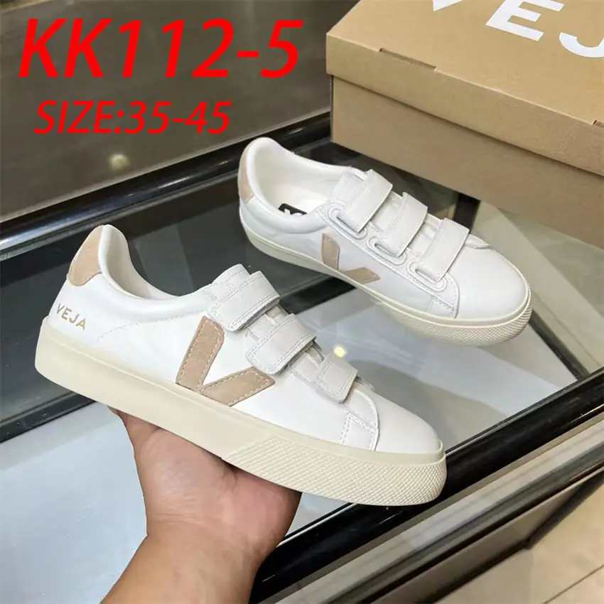 KK112 VEJA classic white shoes V 75$ gallery