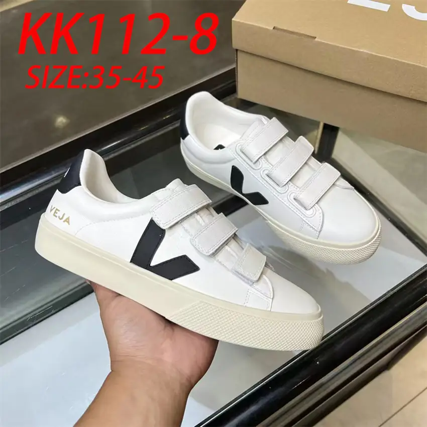 KK112 VEJA classic white shoes V 75$ gallery