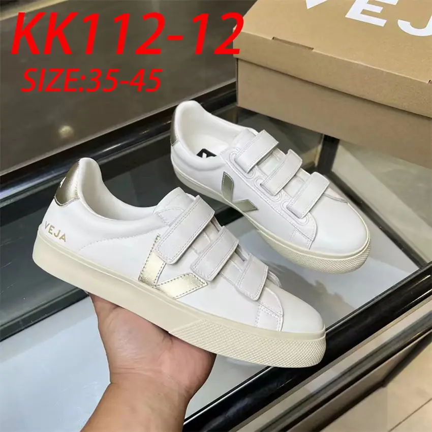 KK112 VEJA classic white shoes V 75$ gallery