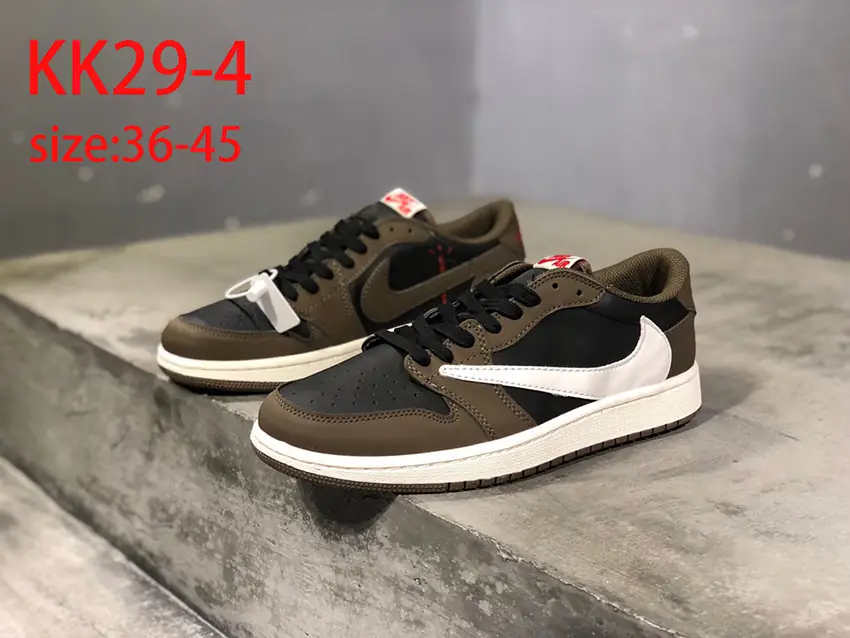 KK29 Nike Air Jordan 1 barb low top 54$ gallery